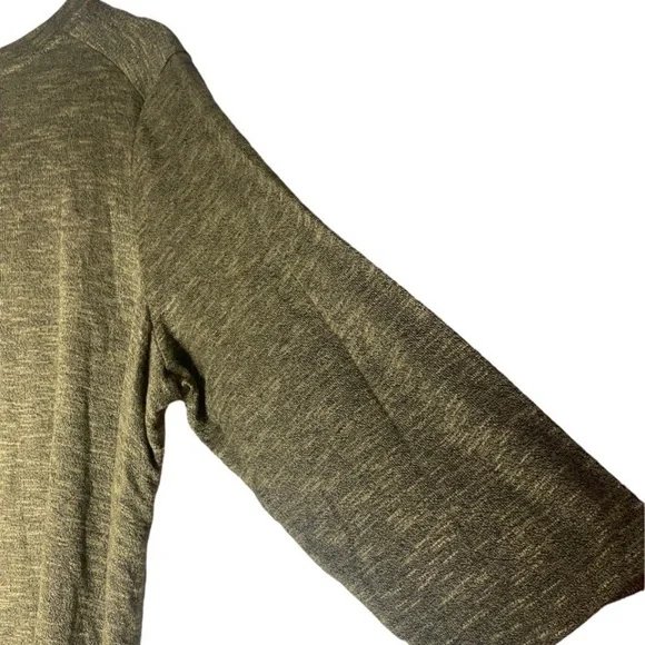 3X FADED GLORY FOREST GREEN LONG SLEEVE SHIRT - Picture 3 of 4